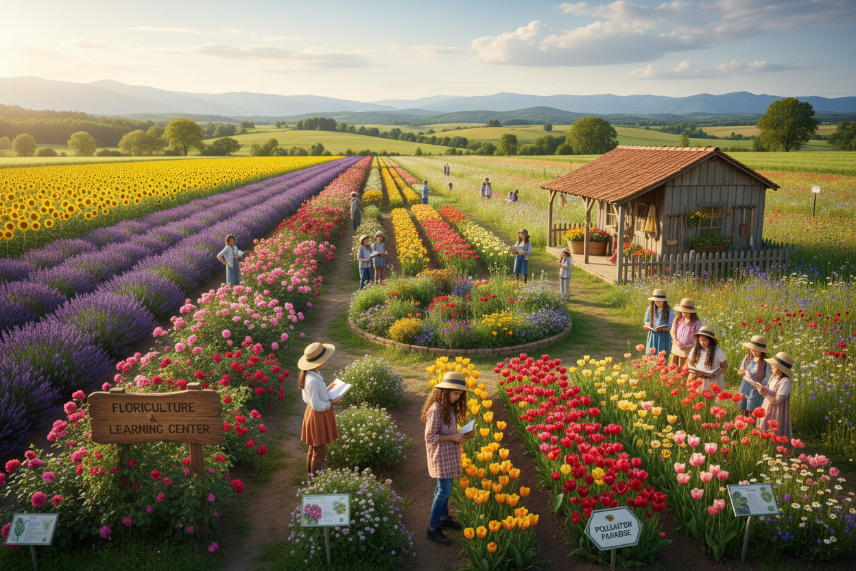 ferme pedagogique florale